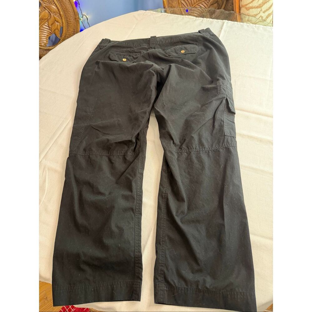 Lauren Ralph Lauren Women’s Vintage Y2K Black Cargo Pants Plus Size 20W - Picture 8 of 9